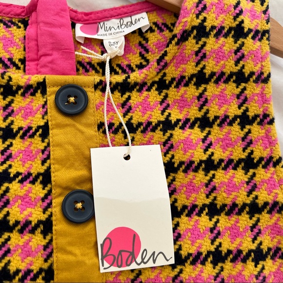 Mini Boden Retro Check Dress - Picture 6 of 8